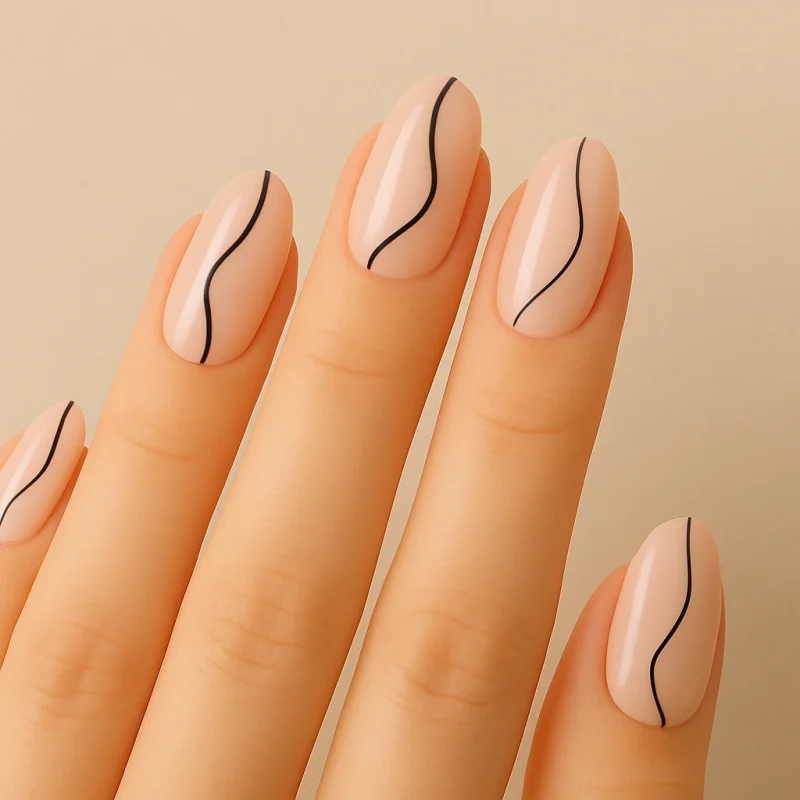 ناخن مصنوعی خطی