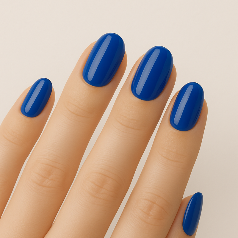 ناخن مصنوعی آبی کاربنی