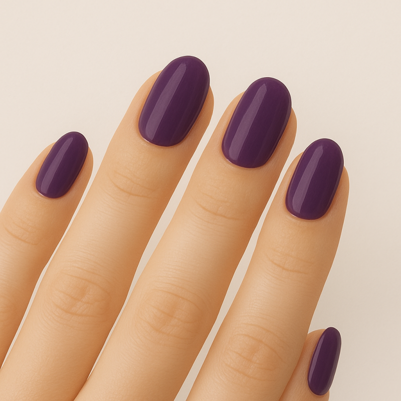 ناخن مصنوعی بنفش