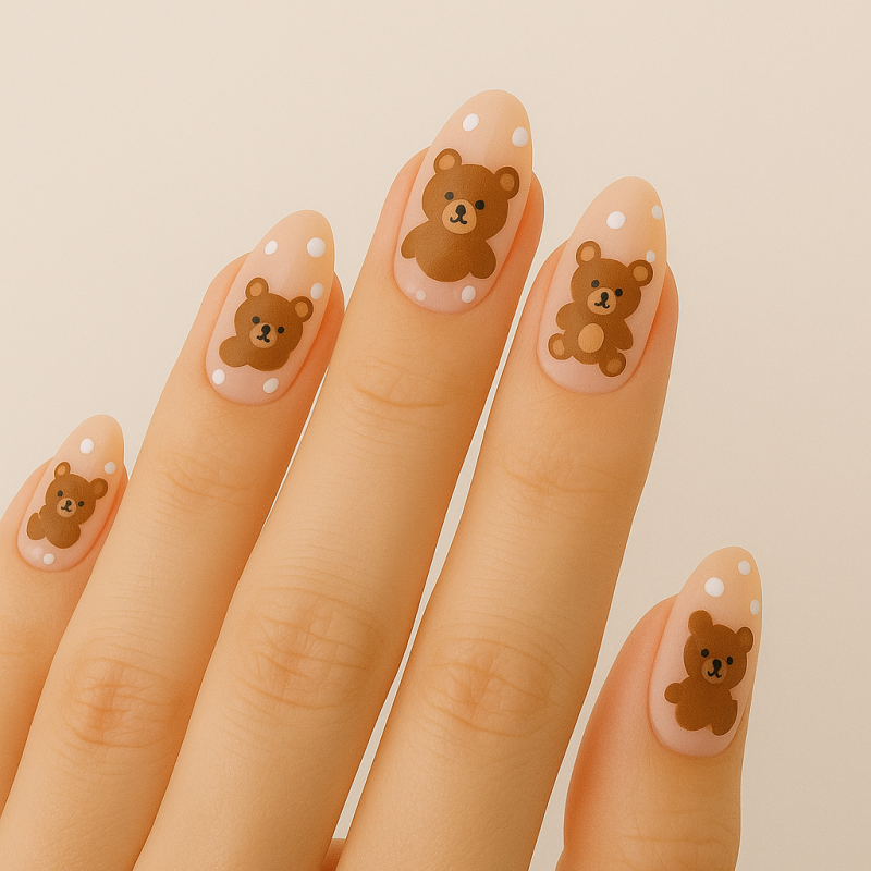 ناخن مصنوعی خرسی