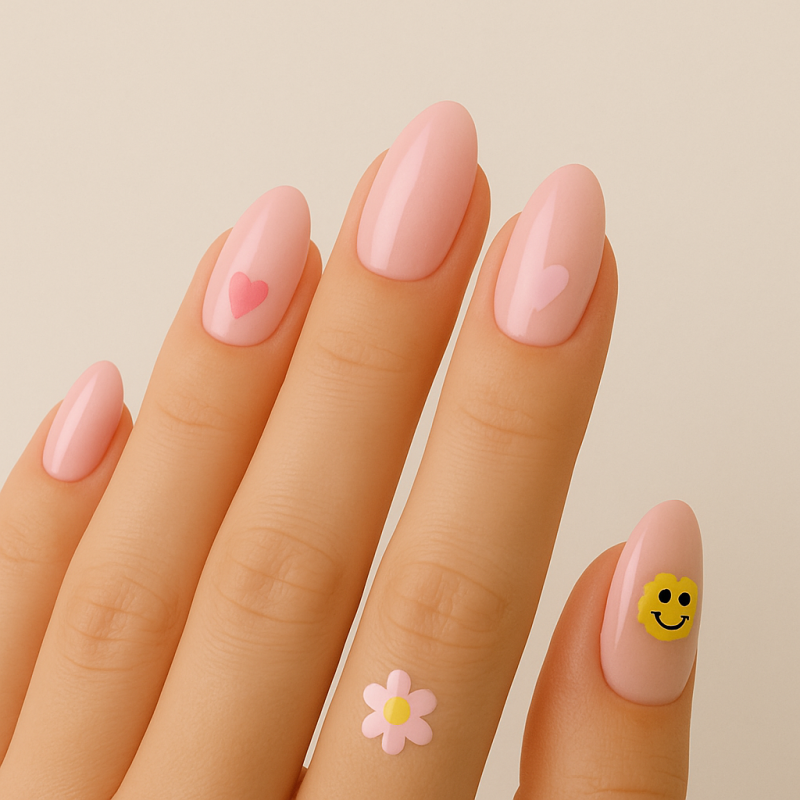 ناخن مصنوعی دخترانه