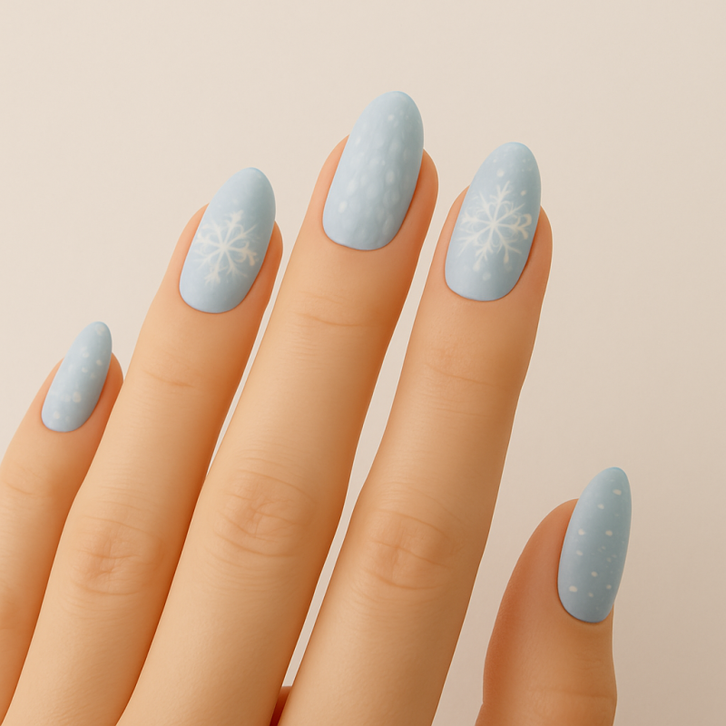 ناخن مصنوعی زمستانی