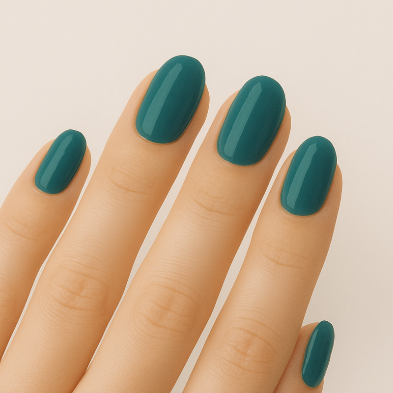 ناخن مصنوعی سبز آبی