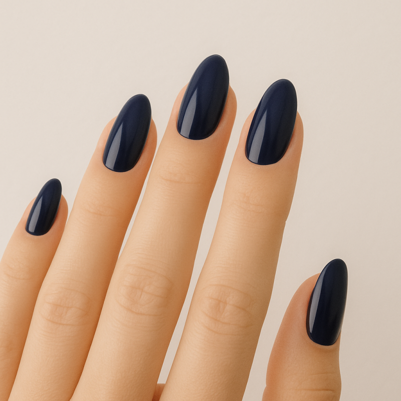 ناخن مصنوعی سرمه ای