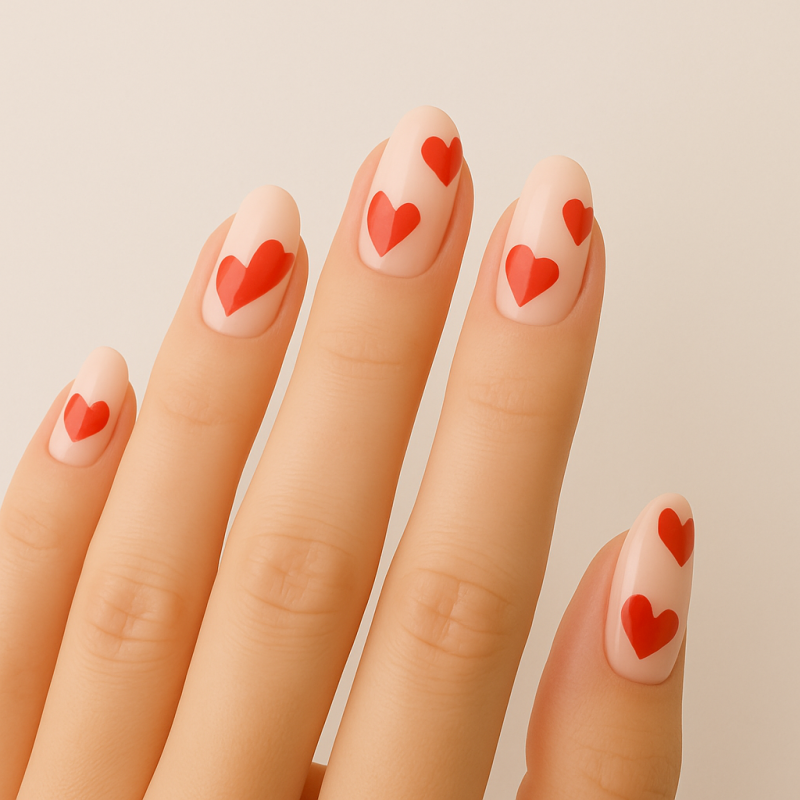 ناخن مصنوعی قلبی