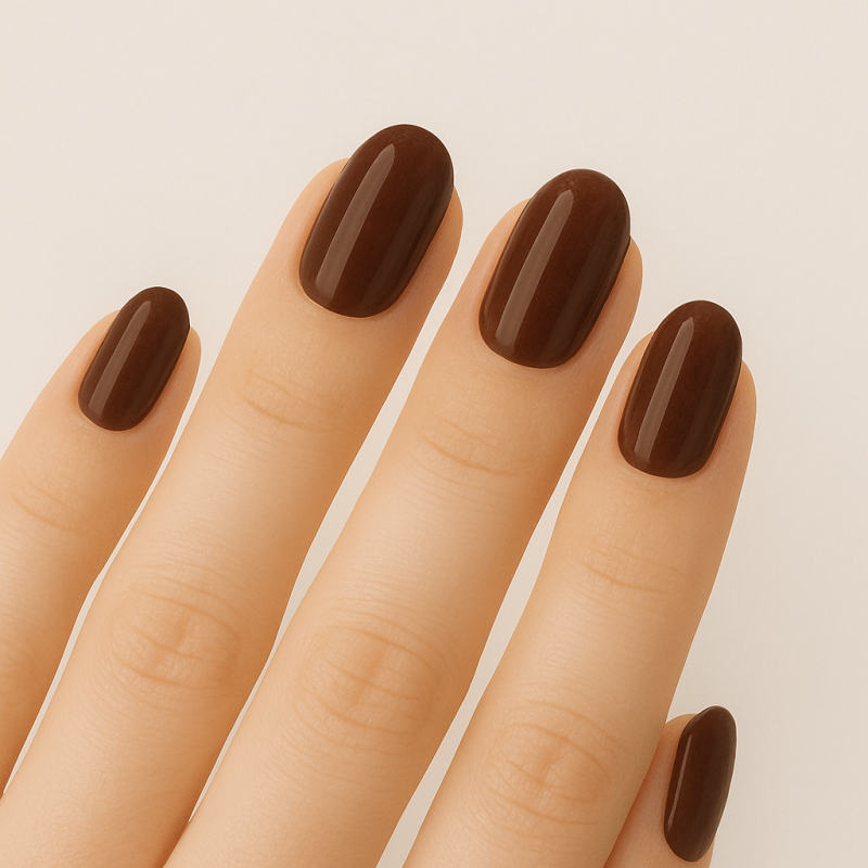 ناخن مصنوعی قهوه ای