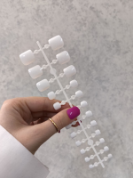 ناخن مصنوعی پا رنگ سفید