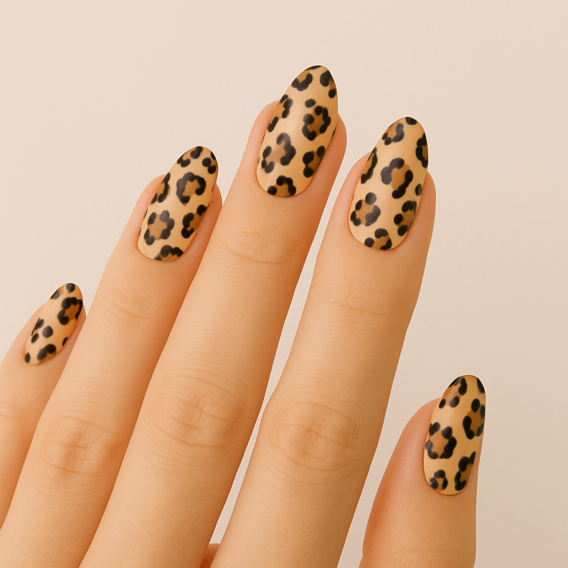 ناخن مصنوعی پلنگی