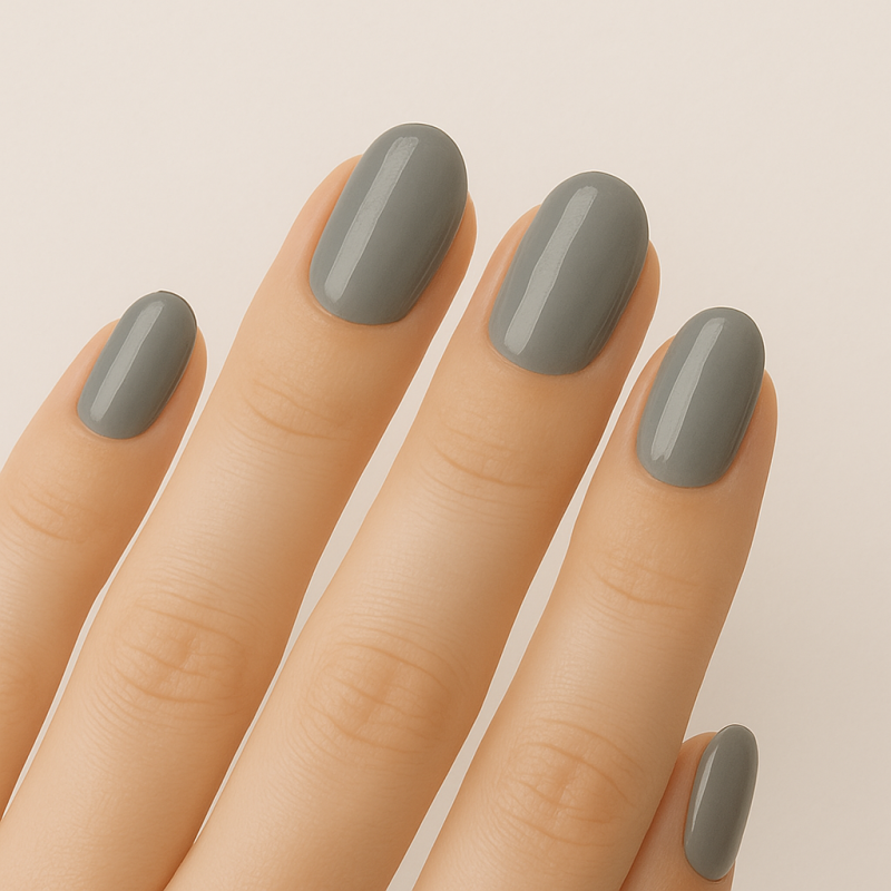 ناخن منصوعی خاکستری