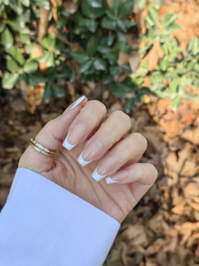 ناخن مصنوعی رنگ ناخن راسا طرح فرنچ کد RSF01