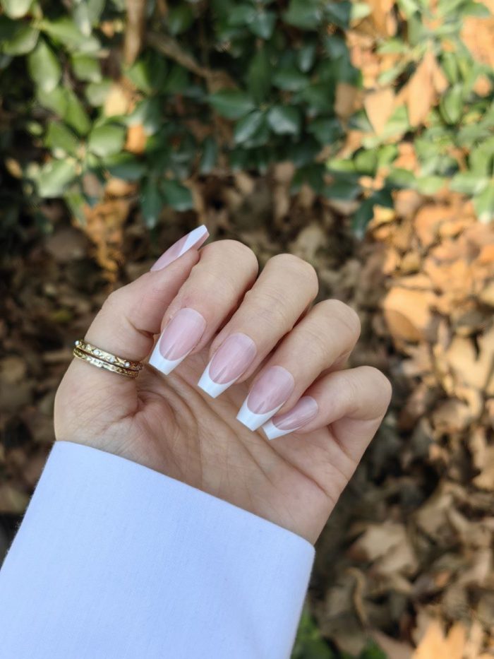 ناخن مصنوعی رنگ ناخن راسا طرح فرنچ کد RSF02