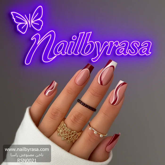 ناخن مصنوعی راسا با مواد کاشت
