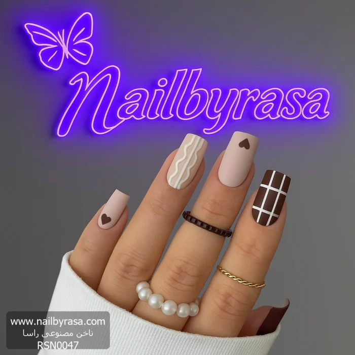 ناخن مصنوعی راسا با مواد کاشت