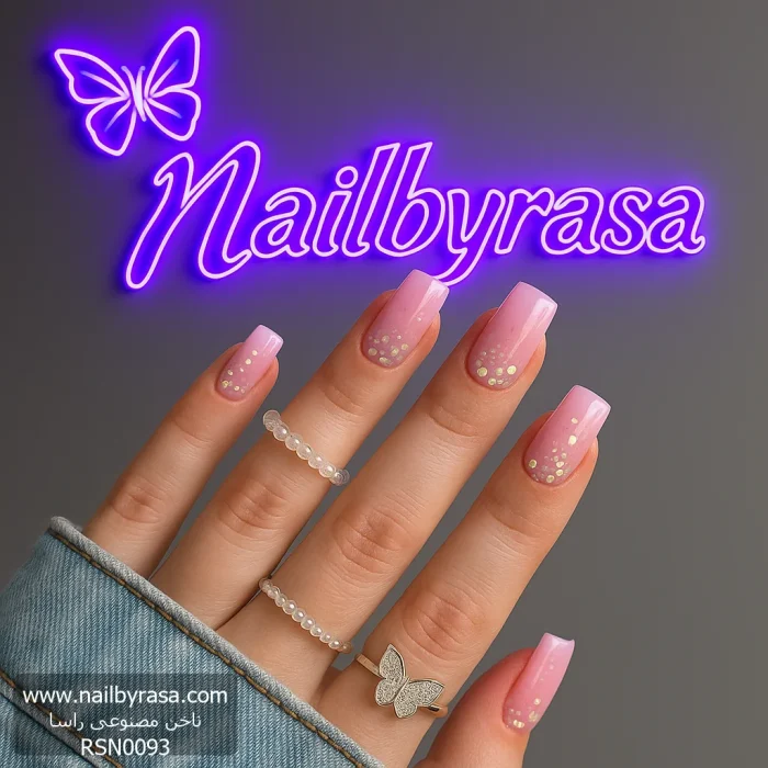 ناخن مصنوعی راسا با مواد کاشت