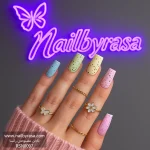 ناخن مصنوعی راسا با مواد کاشت