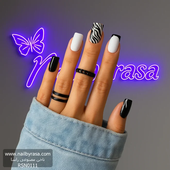 ناخن مصنوعی راسا با مواد کاشت