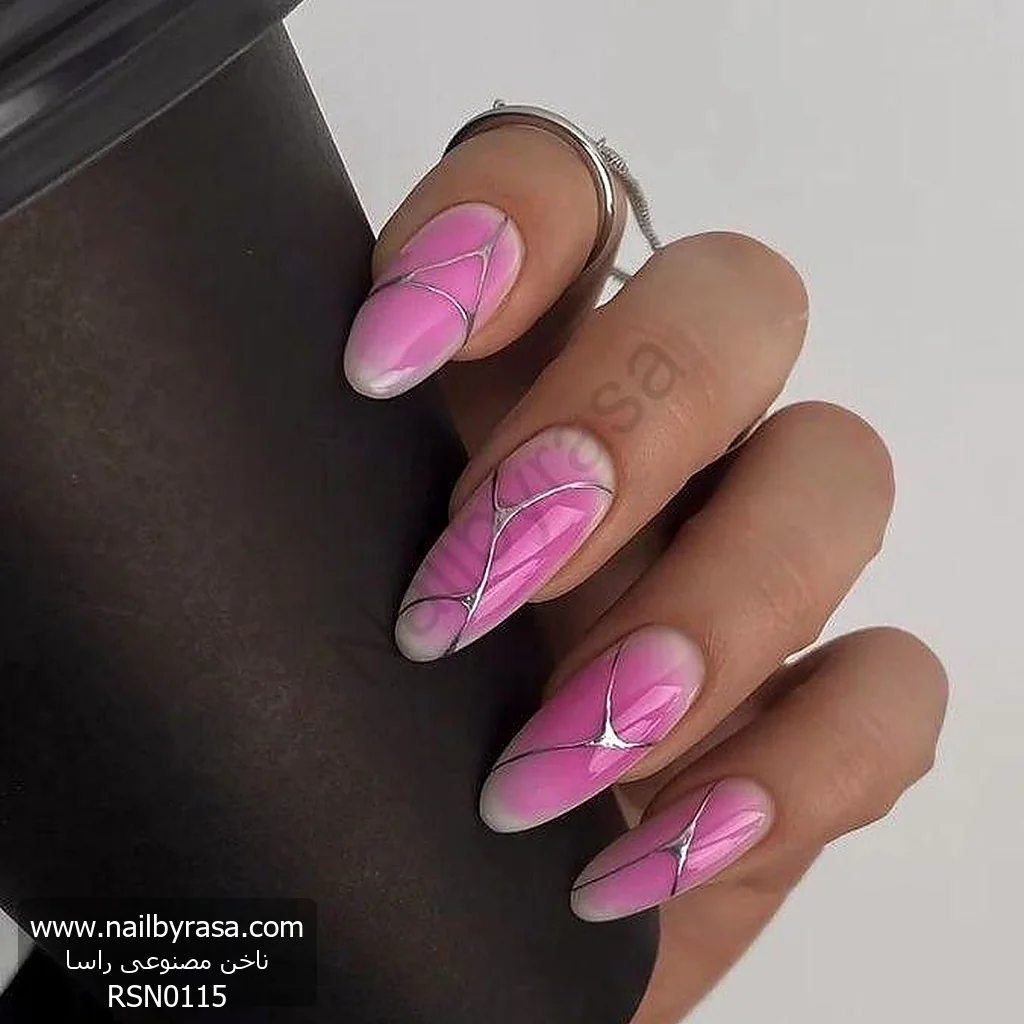 RSN0115-1 ناخن مصنوعی راسا با مواد کاشت