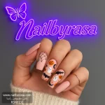 ناخن مصنوعی راسا مدل دارک طرح خفاش و روح