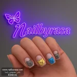 ناخن مصنوعی راسا مدل خرس رنگی