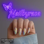 ناخن مصنوعی راسا مدل رنگی پاستیلی