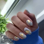 ناخن مصنوعی راسا مدل فویل و خط