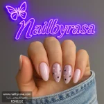 ناخن مصنوعی راسا مدل بیس نود طرح قاصدک