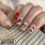 ناخن مصنوعی راسا طرح خرس تدی رنگ قرمز و کرمناخن مصنوعی راسا طرح خرس تدی رنگ قرمز و کرم