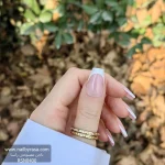 ناخن مصنوعی رنگ ناخن راسا طرح فرنچ کد RSF02