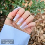 ناخن مصنوعی رنگ ناخن راسا طرح فرنچ کد RSF12