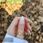 ناخن مصنوعی رنگ ناخن راسا طرح فرنچ کد RSF25