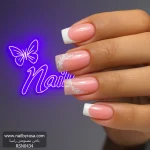 ناخن مصنوعی راسا مناسب عروس طرح گل و فرنچ