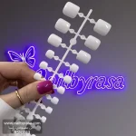 ناخن مصنوعی پا رنگ سفید