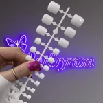 ناخن مصنوعی پا رنگ سفید