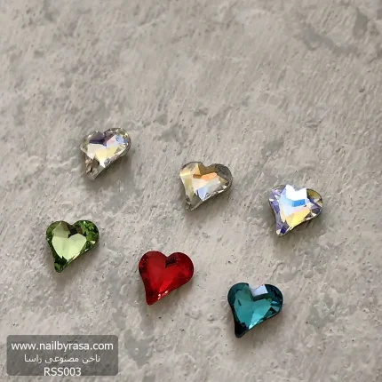 استیکر برجسته ناخن راسا طرح قلب