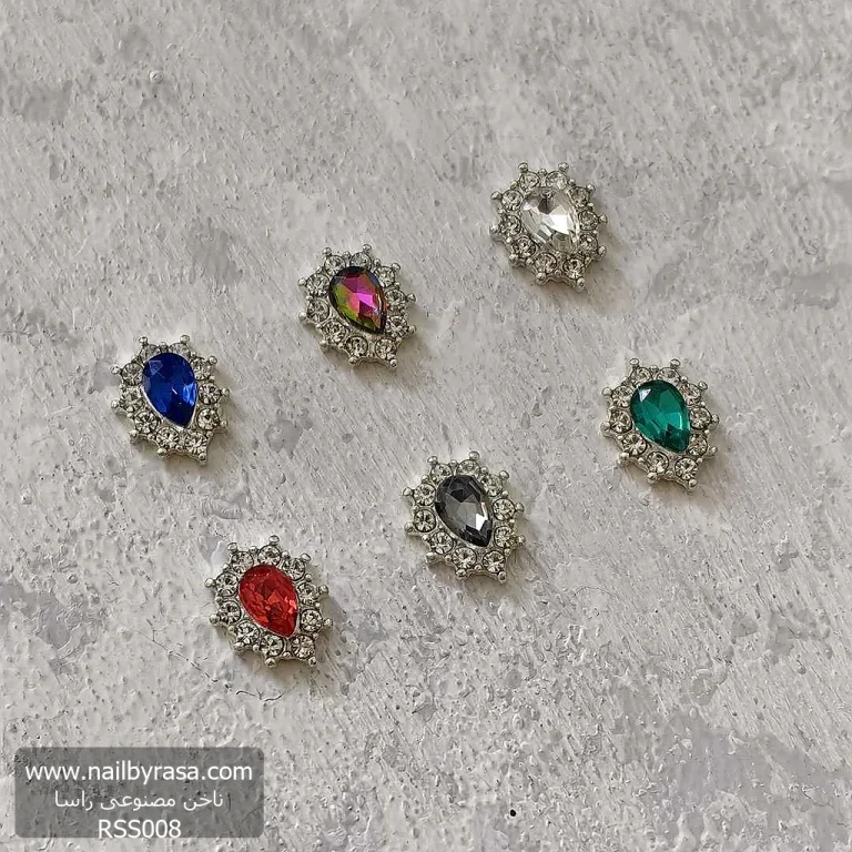 استیکر برجسته ناخن راسا طرح نگین