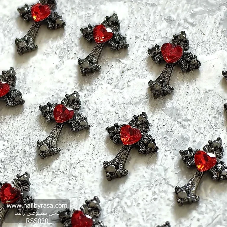 استیکر برجسته ناخن راسا طرح صلیب