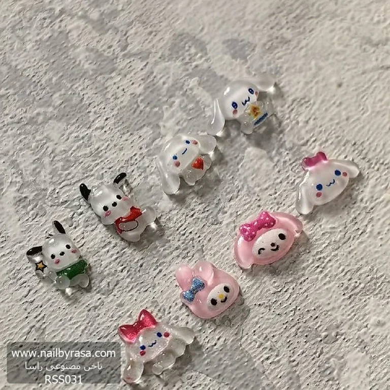 استیکر برجسته ناخن راسا طرح فانتزی رزینی