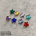 استیکر برجسته ناخن راسا طرح ستاره نوک تیز رنگی