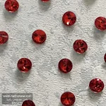 استیکر برجسته ناخن راسا طرح دایره کریستالی قرمز