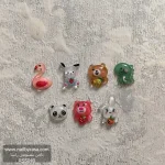 استیکر برجسته ناخن راسا طرح دایناسور سبز رزینی