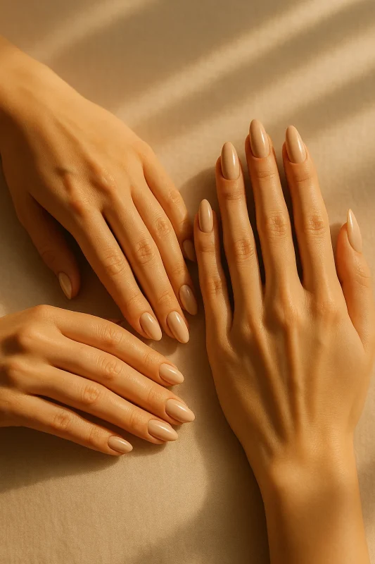 ست ناخن کوتاه و بلند از برند راسا برای انتخاب قد مناسب