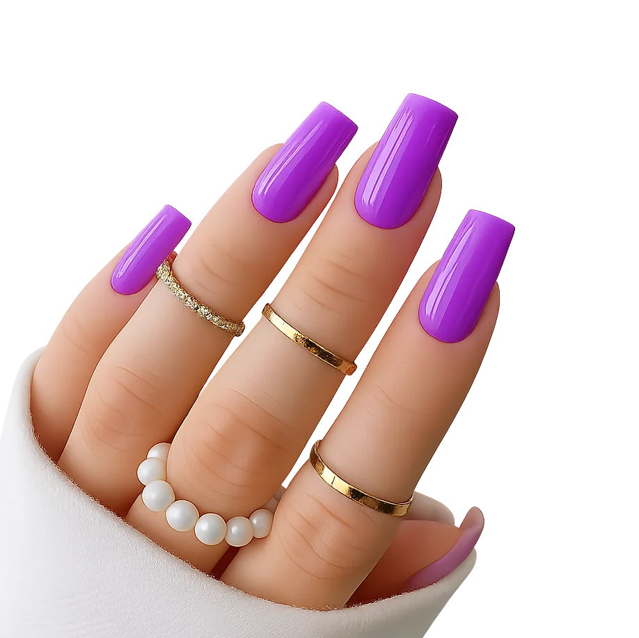 ناخن مصنوعی بنفش راسا