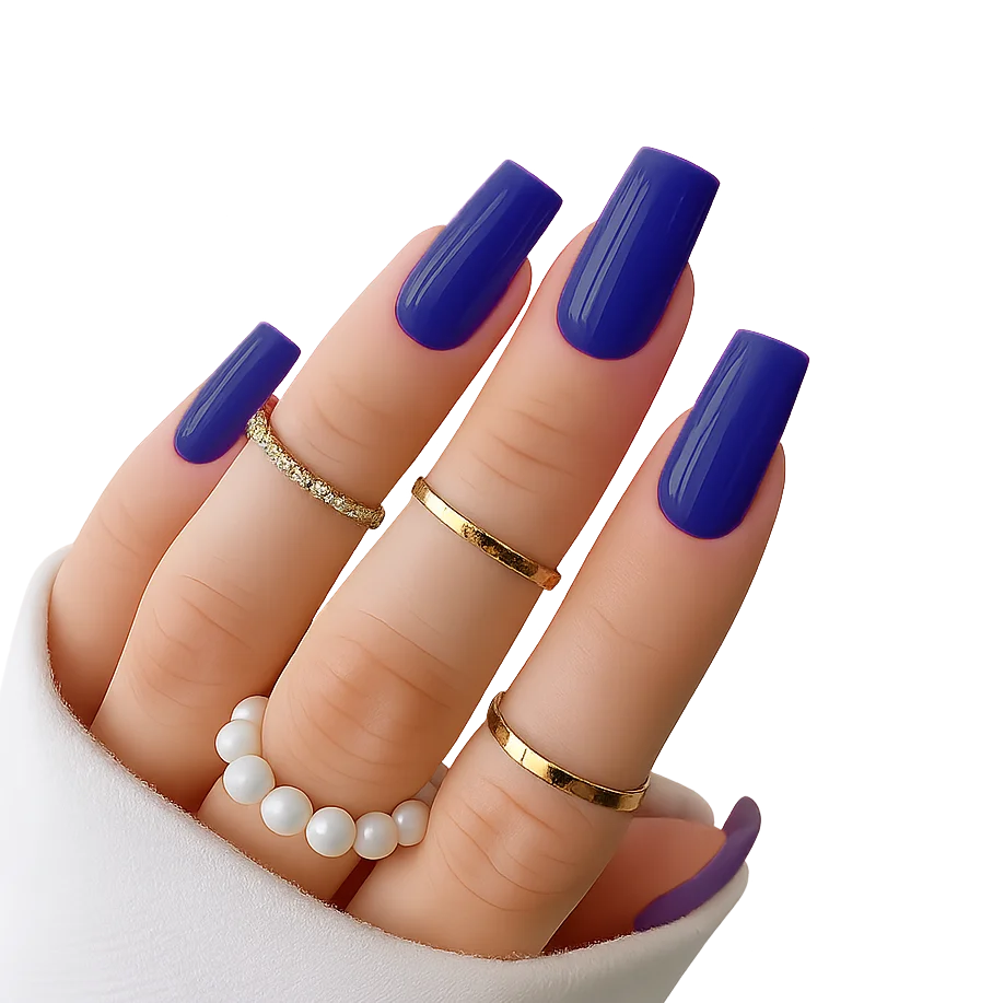 ناخن مصنوعی سرمه ای راسا