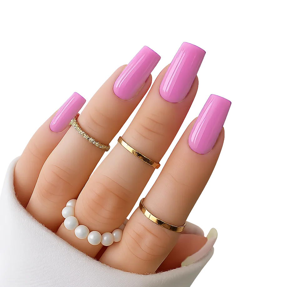 ناخن مصنوعی صورتی راسا