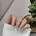 ناخن مصنوعی راسا فرم بادامی رنگ نود کالباسی (هلویی) براق مدل RSN0491